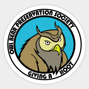 Owl Bear Preservation Society Sticker